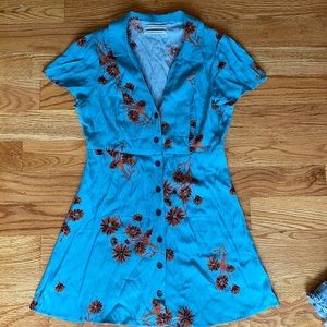 Urban outfitters button down sun dress